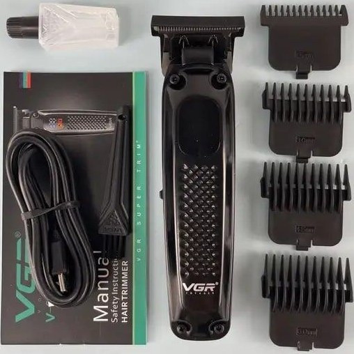 ماشین اصلاح وی جی آر VGR مدل V-972 با تیغه استیل ضد زنگ و برش مستقیم