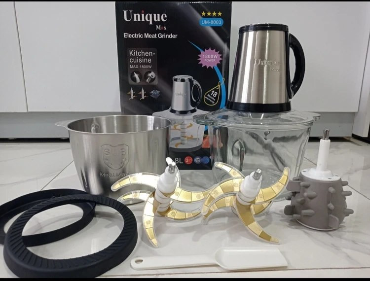 خردکن یونیک مدل UM-8003 ظرفیت ۴ لیتر دو کاسه