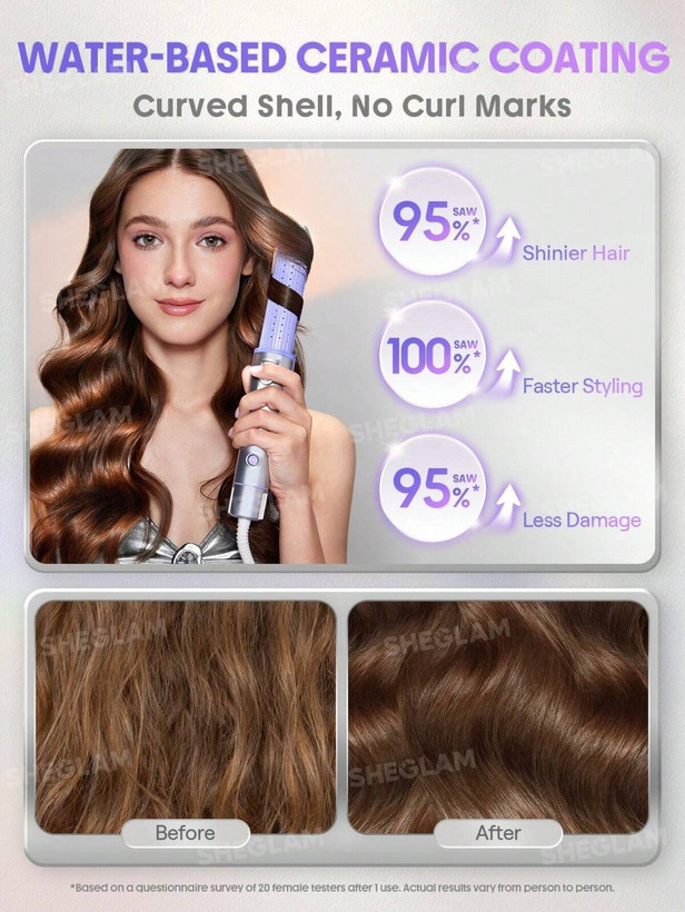 فر کننده مو شیگلم مدل AIRFLOW STYLER PRO سایز ۳۲