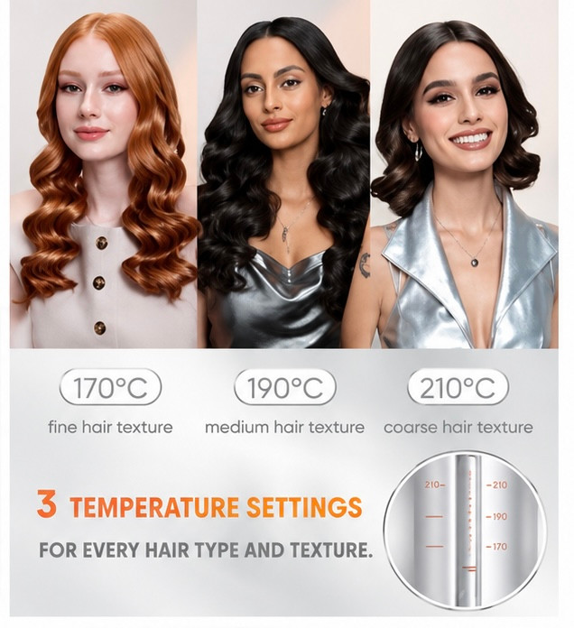 فر کننده مو شیگلم مدل سایز MASTER QUALITY It Curl One Touch Instant Curler 25mm