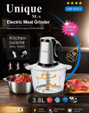 خردکن یونیک مدل UM-8003 ظرفیت ۴ لیتر دو کاسه