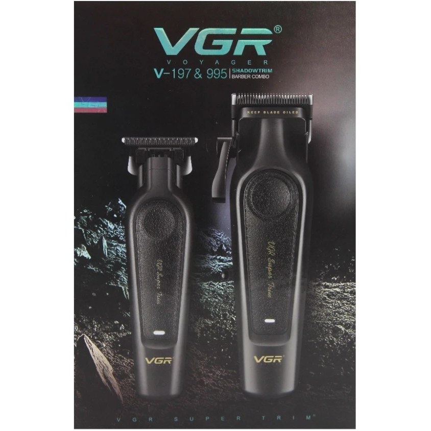 ست ماشین اصلاح وی جی آر مدل V-197 و V-995 اصل پیشکرایه(هزینه ارسال واقعی)