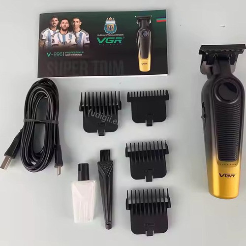 ماشین اصلاح وی جی آر مدل V-996 اصل پیشکرایه(هزینه ارسال واقعی) با تیغه سرامیک و برش مستقیم