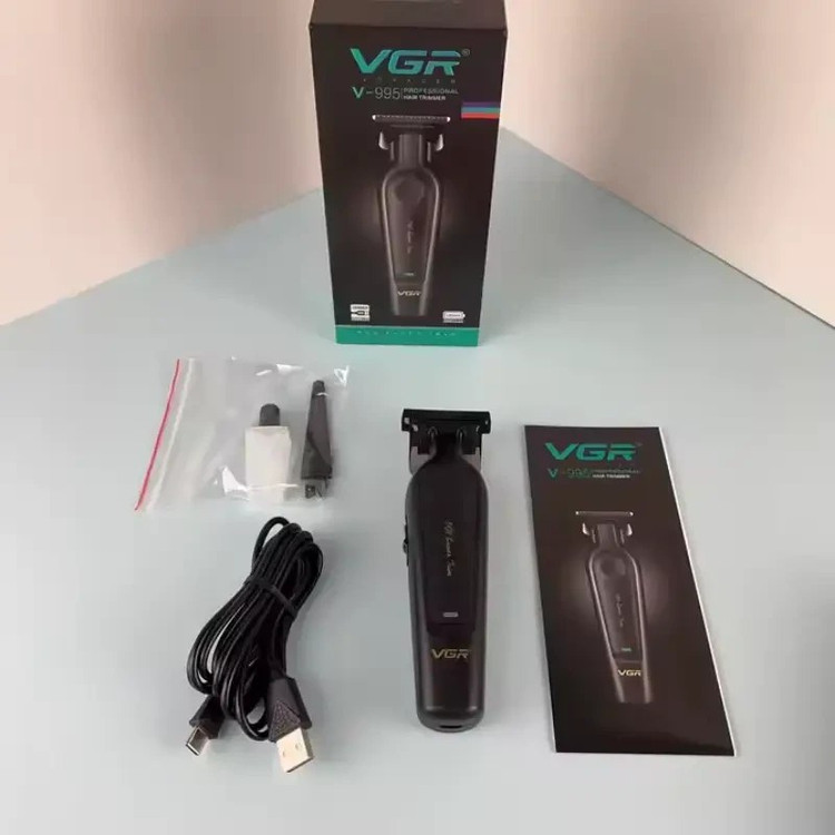 ماشین اصلاح وی جی آر مدل VGR V-995 با تیغه استیل ضد زنگ و برش مستقیم