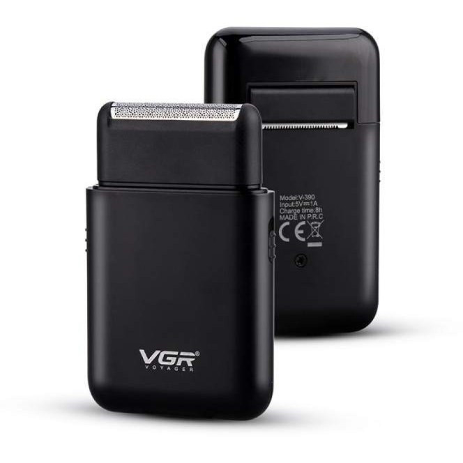 ماشین اصلاح وی جی آر مدل V390 صفر زن کامل شارژی با تیغه استیل ضد زنگ